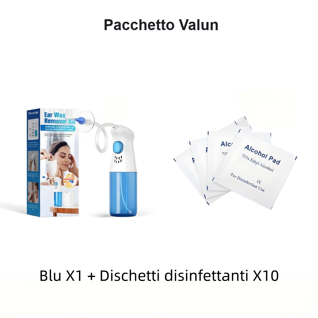 👂 OFFERTA SPECIALE! ⚡ Kit per la rimozione del cerume dalle orecchie: sicuro e delicato, cucchiaio in silicone riutilizzabile, facile da usare, efficace e igienico per la pulizia delle orecchie ✨