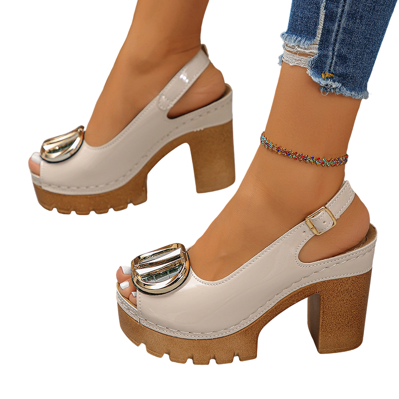 👡 SCONTO DEL 60% ORA! 🔥 Eleganti sandali con tacco e fibbia in punta aperta – Design chic, tacco comodo e perfetti per ogni occasione ✨