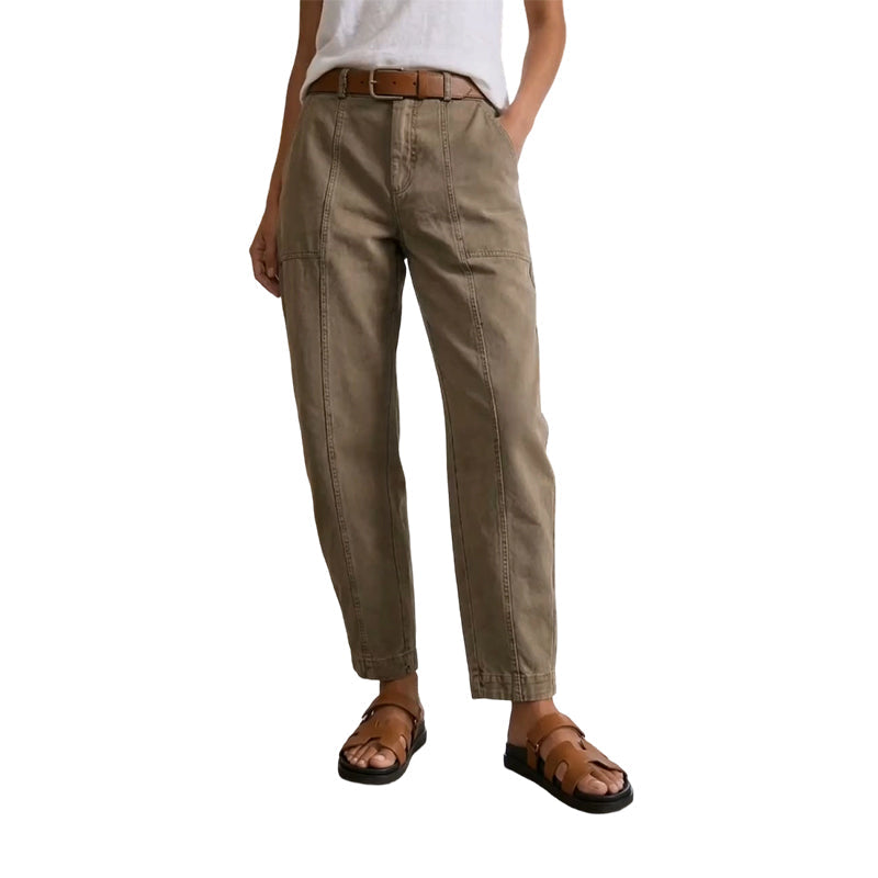 Pantaloni affusolati versatili 👖 Vita alta e vestibilità slim, pratiche tasche, tessuto antipiega, creano l'illusione di gambe più lunghe 📏