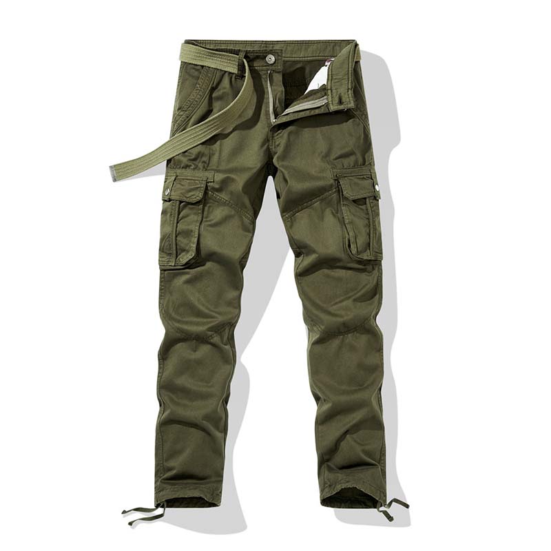 🧥 Pantaloni cargo tattici da uomo | Tasche multiple 📦 Tessuto resistente in misto cotone 💪 Ginocchia ampie e strutturate 🦵 Vita e orli delle gambe regolabili 🎛️