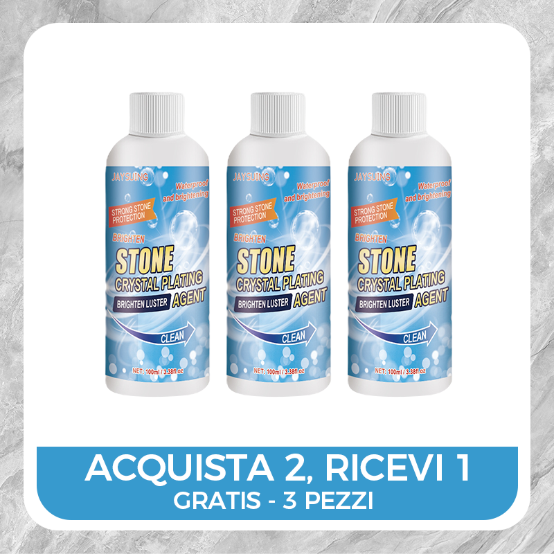 ✨ Miglioratore di cristallo anticorrosione in pietra (Rimuove efficacemente ossidazione, ruggine e macchie)