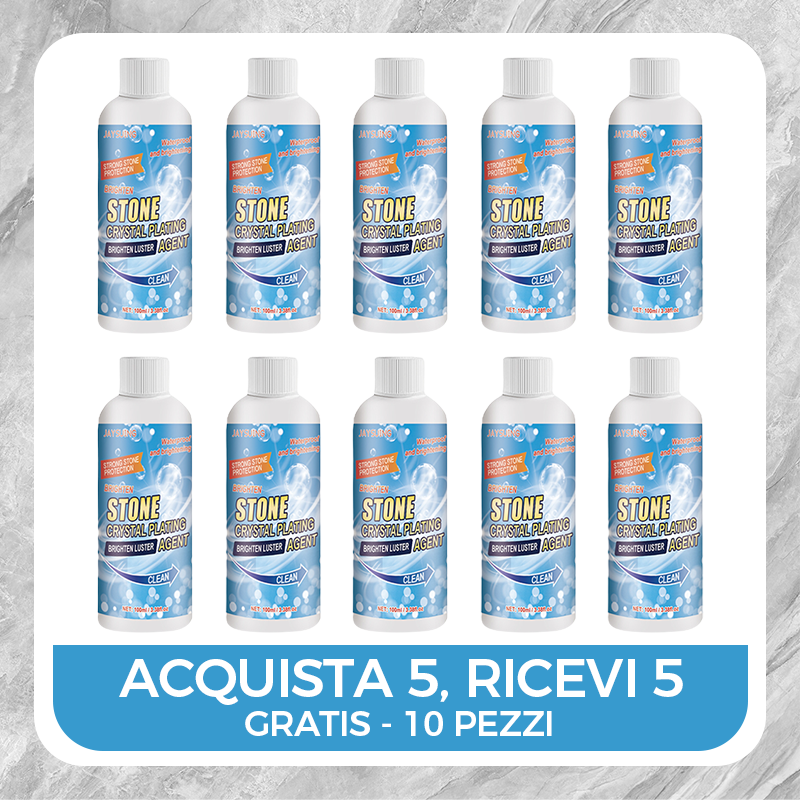 ✨ Miglioratore di cristallo anticorrosione in pietra (Rimuove efficacemente ossidazione, ruggine e macchie)