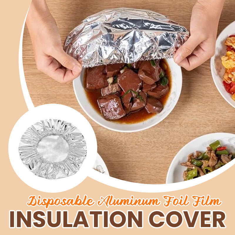 🔥50% DI SCONTO🧊 Copertura isolante intelligente in alluminio 🍱 Mantiene il cibo caldo più a lungo, riutilizzabile e perfetta per l'uso quotidiano e per le gite ✨