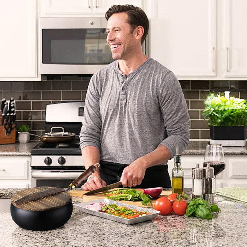 🍳Vente flash🔥Poêle antiadhésive ultra-légère, senza rivestimento, in fonte épaisse (🔥60% di riduzione)