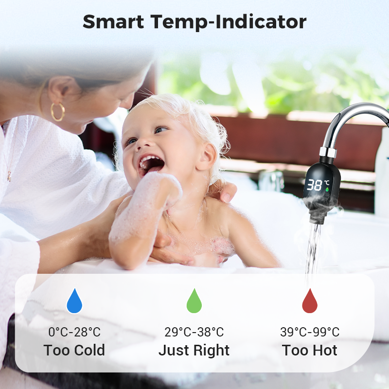 🛁SCONTO DEL 60%! 🌡️ Termometro digitale da bagno di facile lettura: Gentle Guardian, temperatura istantanea e sicuro per i bambini 👶