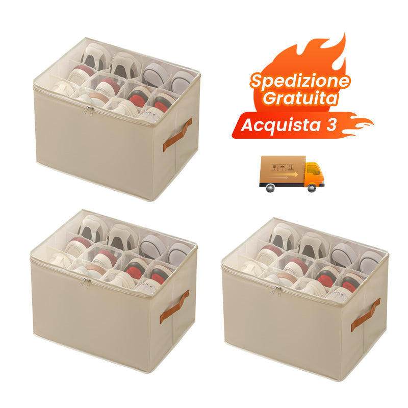 ⏳Offerta limitata -50%💥Scatola Porta Scarpe Multifunzionale e Antipolvere