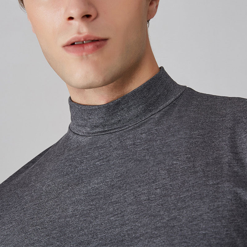 🔈🔈2026 Saldi - 60% DI SCONTO🎁T-shirt slim fit con collo alto da uomo