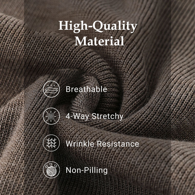 🔈🔈Offerta limitata - 60% di sconto🎉🎁Women's Solid Color Long Sleeve Jumper & Pleated Bottom Dress