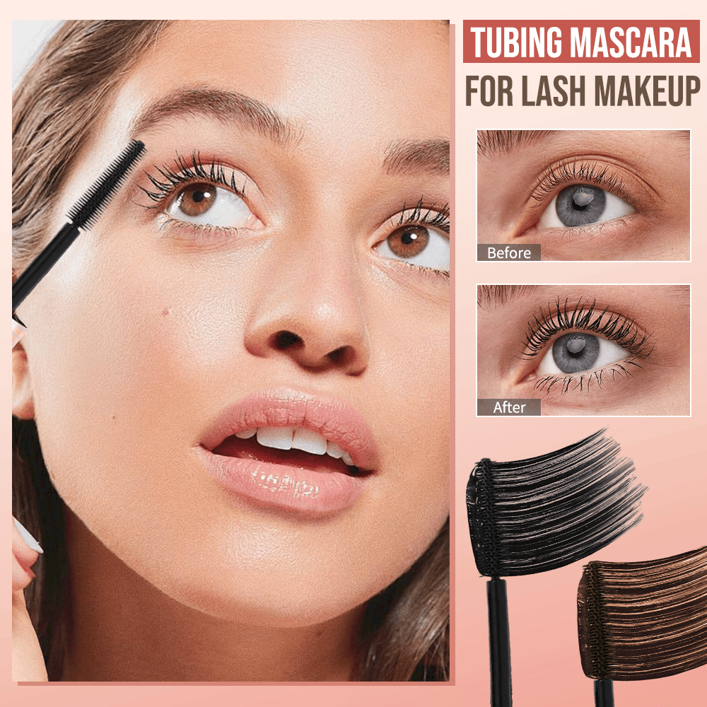 💖ACQUISTANE 1 E NE RICEVI 2 IN OMAGGIO✨ Duo di mascara in tubetto nero e marrone per il trucco delle ciglia✏️