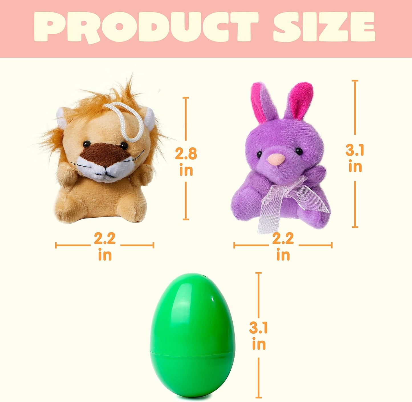 🐰SCONTO DEL 60% ORA! 🥚 Uova di Pasqua pre-riempite con peluche all'interno – Morbide e colorate, perfette per la caccia alle uova 🐣