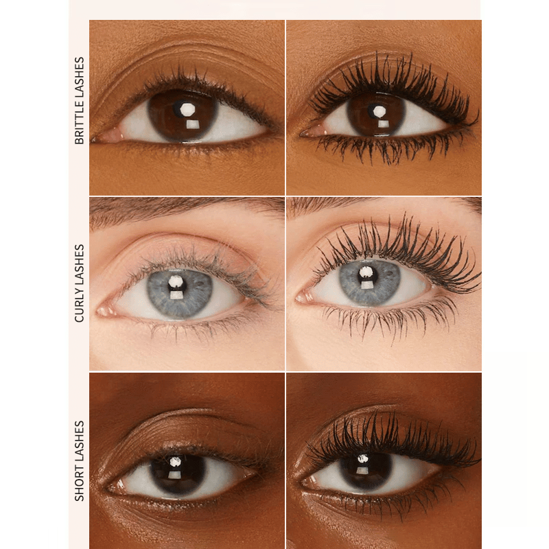 💖ACQUISTANE 1 E NE RICEVI 2 IN OMAGGIO✨ Duo di mascara in tubetto nero e marrone per il trucco delle ciglia✏️