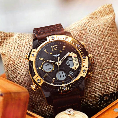 ⌚Orologio sportivo da uomo al quarzo multifunzionale con doppio display, impermeabile fino a 3 ATM