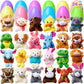 🐰SCONTO DEL 60% ORA! 🥚 Uova di Pasqua pre-riempite con peluche all'interno – Morbide e colorate, perfette per la caccia alle uova 🐣