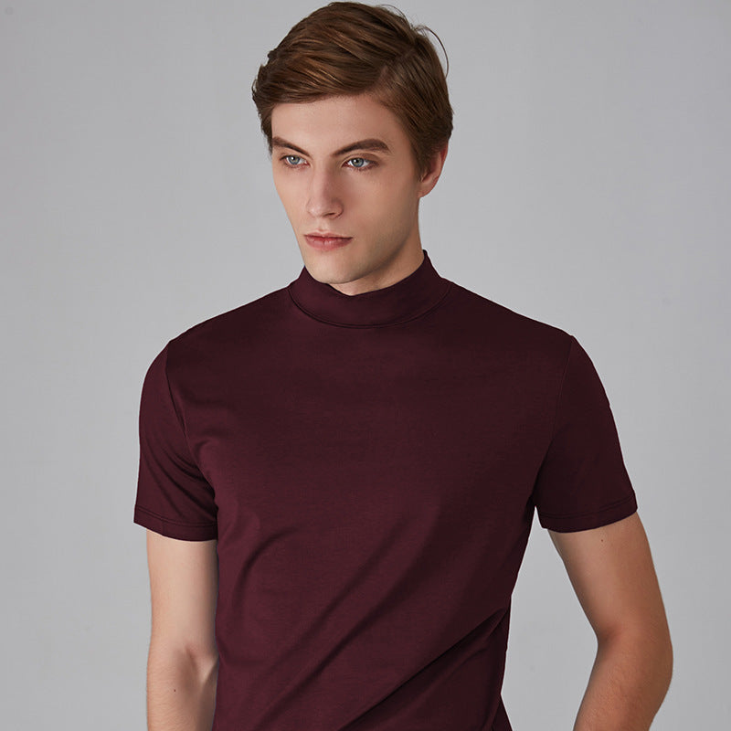 🔈🔈2026 Saldi - 60% DI SCONTO🎁T-shirt slim fit con collo alto da uomo
