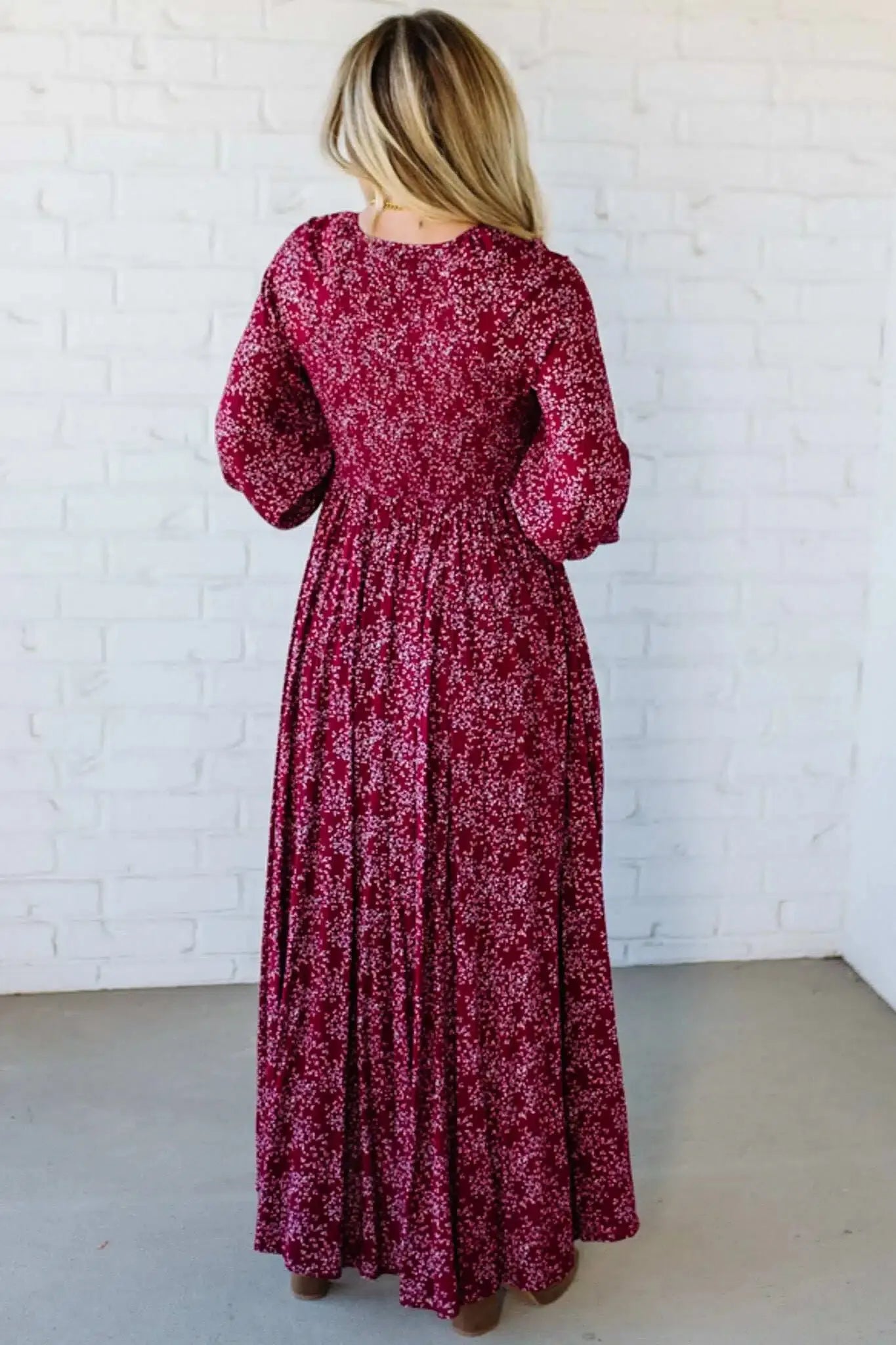 🌺60% DI SCONTO ORA! ✨ Abito lungo da donna in rayon floreale con fodera in vita e arricciatura – Vestibilità perfetta, tessuto leggero ed elegante stile boho 💃