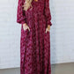 🌺60% DI SCONTO ORA! ✨ Abito lungo da donna in rayon floreale con fodera in vita e arricciatura – Vestibilità perfetta, tessuto leggero ed elegante stile boho 💃