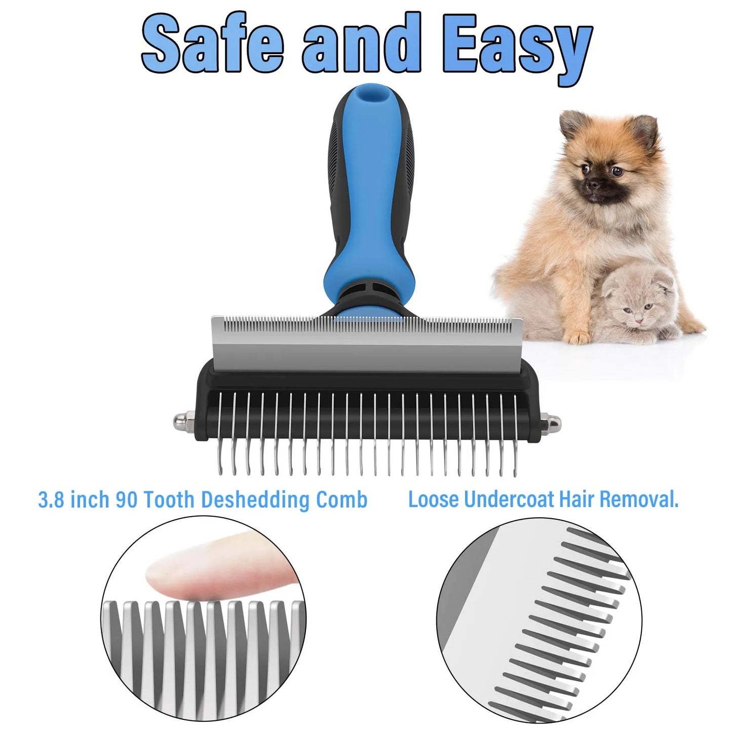 ⏰🔥SCONTO DEL 50% PER UN PERIODO LIMITATO!🔥OLTRE 50K+ VENDUTE!Spazzola professionale anti-muta per cani e gatti
