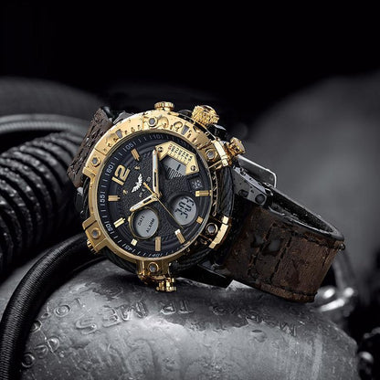 ⌚Orologio sportivo da uomo al quarzo multifunzionale con doppio display, impermeabile fino a 3 ATM