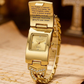 🎁Nuovi arrivi 2026: 50% di sconto💥Orologio con croce in cristallo scintillante — Quadrante rettangolare geometrico, cinturino in metallo di alta qualità💎