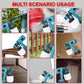 Pistola a spruzzo elettrica senza fili ⚡ 800 ml/minuto per spruzzare senza interruzioni 💪 Ricaricabile, senza fili, spruzza da qualsiasi angolazione senza perdite. Perfetta per mobili, recinzioni e muri 🏠