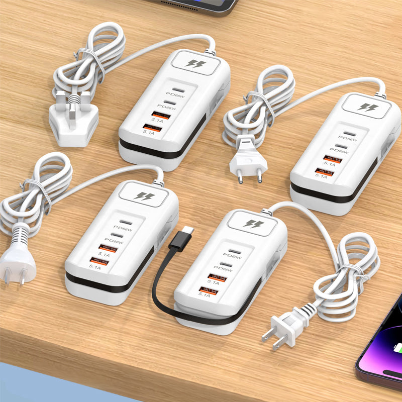 🔈🔈Novità 2026🔥Presa di ricarica rapida multifunzione - 2PD + 2USB