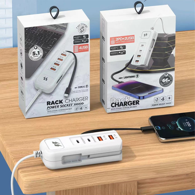 🔈🔈Novità 2026🔥Presa di ricarica rapida multifunzione - 2PD + 2USB
