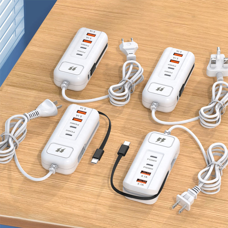 🔈🔈Novità 2026🔥Presa di ricarica rapida multifunzione - 2PD + 2USB