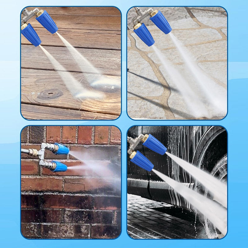 🎯🔥 Offerta speciale: 60% di sconto! 🚿 Ugello turbo in acciaio inossidabile 🌟 – Perfetto per terrazze, automobili e facciate 🏡🚗