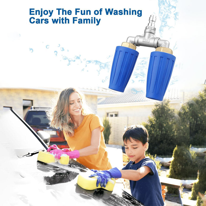 🎯🔥 Offerta speciale: 60% di sconto! 🚿 Ugello turbo in acciaio inossidabile 🌟 – Perfetto per terrazze, automobili e facciate 🏡🚗