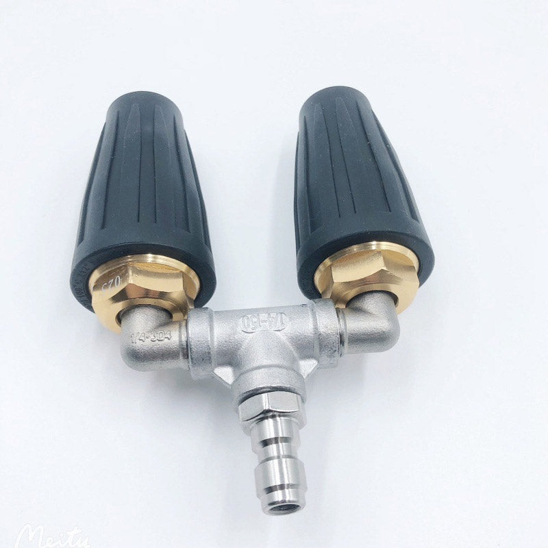 🎯🔥 Offerta speciale: 60% di sconto! 🚿 Ugello turbo in acciaio inossidabile 🌟 – Perfetto per terrazze, automobili e facciate 🏡🚗