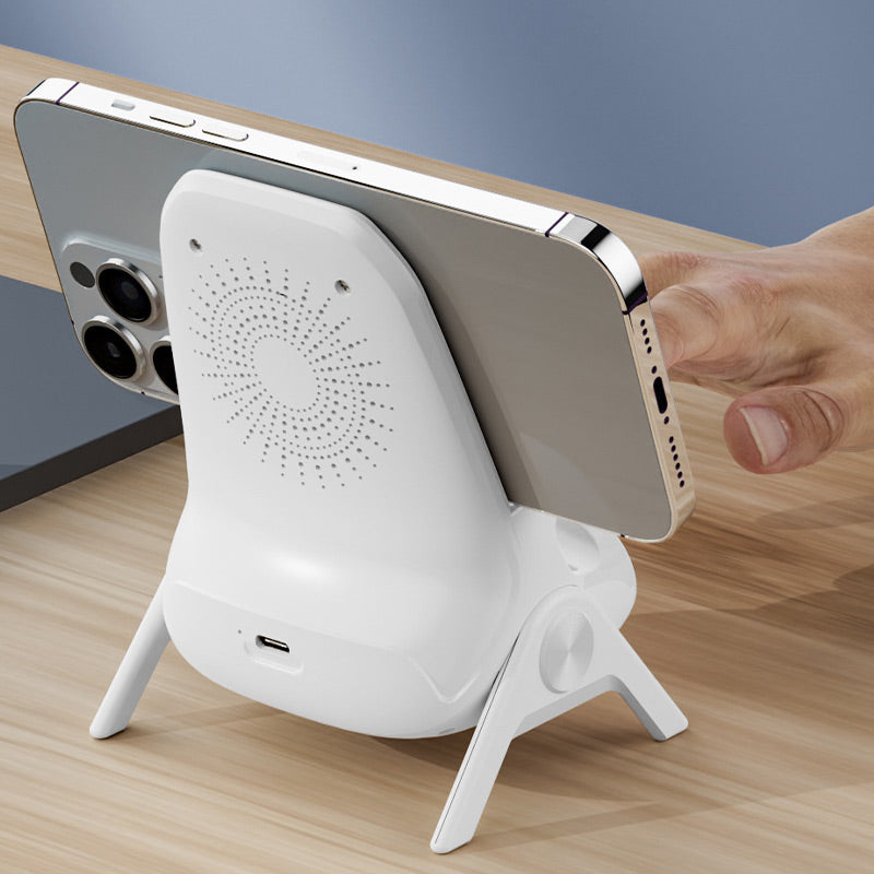 📱 SCONTO DEL 60%! ✨ Supporto per telefono con caricatore rapido wireless - Regolazione universale e rotazione a 360°, ideale per viaggi o ufficio 🚗📦