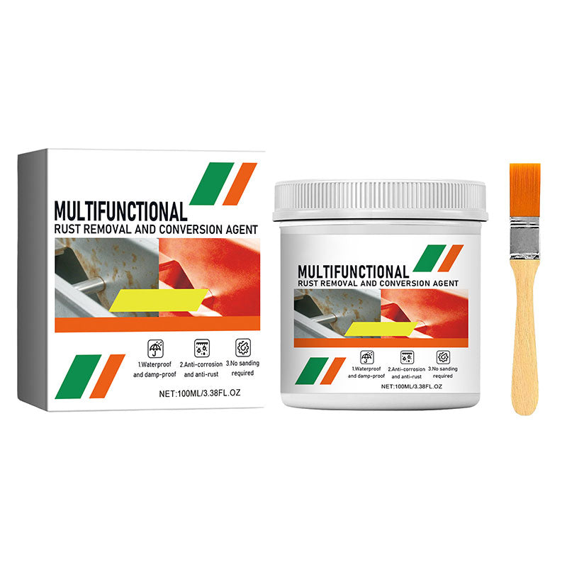 🥳OFFERTA IMPERDIBILE 2026🥳⚙️SCONTO DEL 60%! Convertitore di ruggine multifunzionale: basta applicarlo con un pennello e la ruggine sparisce. Finitura pronta per il primer. Perfetto per auto, recinzioni e mobili da esterno. 🌧️🔩
