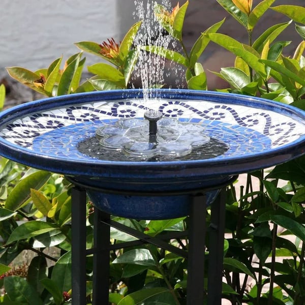 💧SCONTO DEL 60% IN QUESTO MOMENTO! ☀️ Pompa solare per fontana e vaschetta per uccelli – Pannello solare da 1,4 W, 4 ugelli e modello sommergibile per laghetti, giardini e piscine 🐦