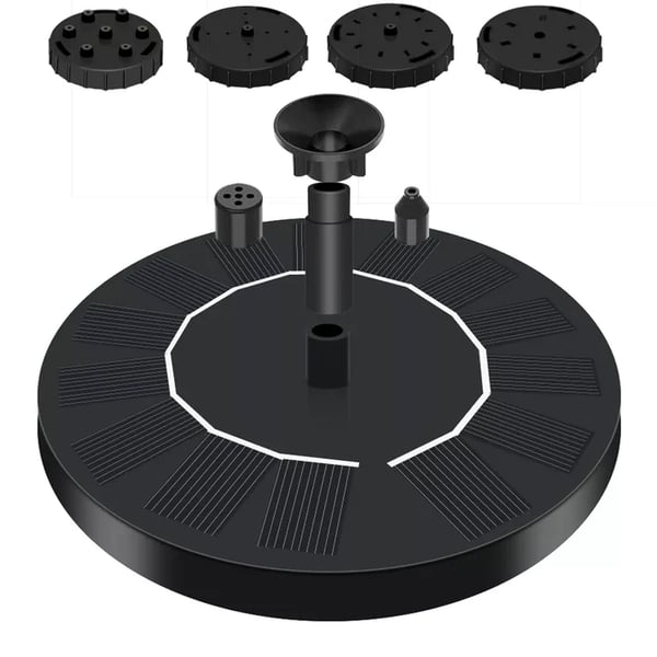 💧SCONTO DEL 60% IN QUESTO MOMENTO! ☀️ Pompa solare per fontana e vaschetta per uccelli – Pannello solare da 1,4 W, 4 ugelli e modello sommergibile per laghetti, giardini e piscine 🐦