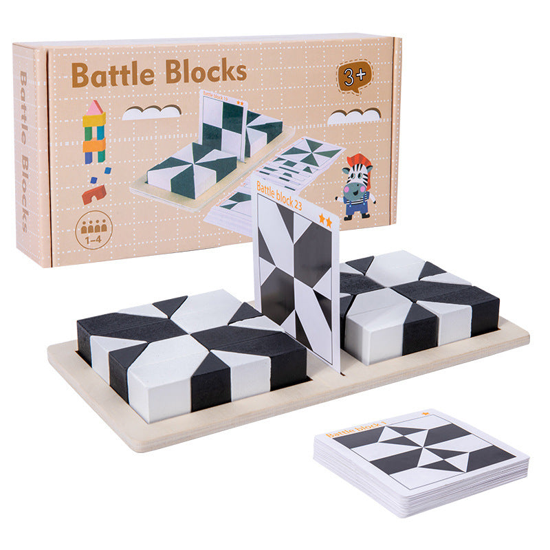 ⏳🧩✨60% di sconto! Puzzle con blocchi nascosti: gioco interattivo per genitori e figli per sviluppare l'immaginazione spaziale 👨‍👩‍👧‍👦🎮