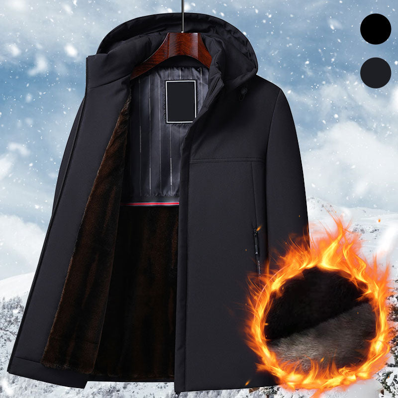 🧥 ORA 60% DI SCONTO! 🔥 Parka con cappuccio da uomo - Isolato e impermeabile, massimo comfort invernale