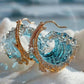 ❄️60% di sconto🌊Set elegante con collana, anello e orecchini blu