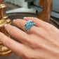 ❄️60% di sconto🌊Set elegante con collana, anello e orecchini blu