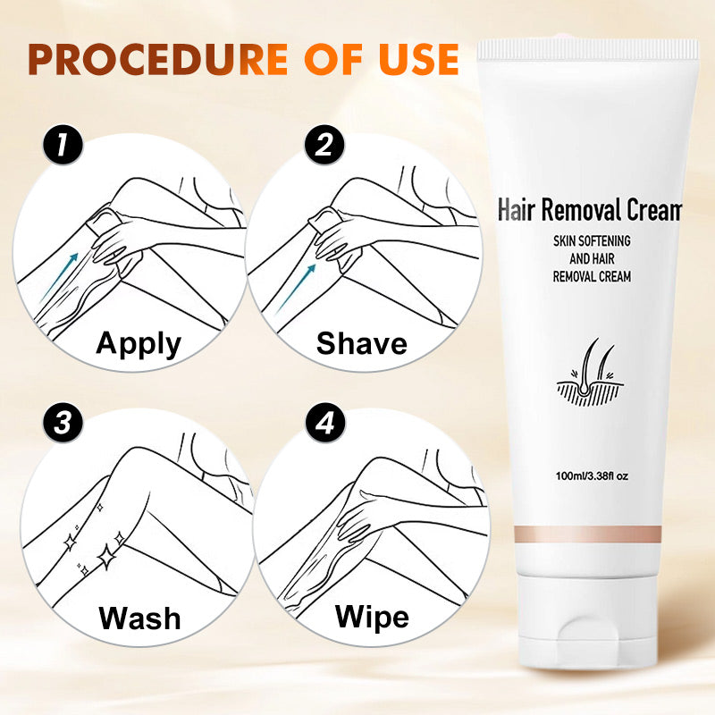 🧴SCONTO DEL 60%!🥰Crema depilatoria aromatica versatile: rapida, delicata e profumata per una pelle liscia come la seta ✨