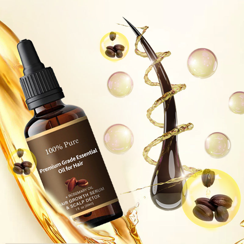 🌟Smetti di usare tutti gli shampoo! Questo olio per capelli premium = maschera per capelli + siero + siero per la crescita dei capelli 💦72 ore di lucentezza duratura