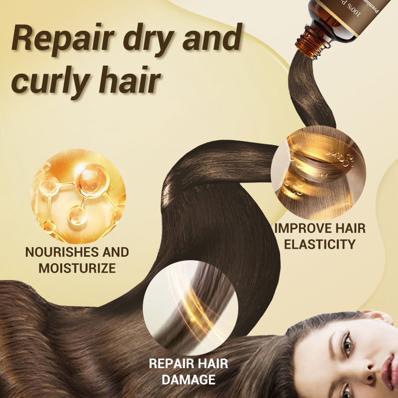 🌟Smetti di usare tutti gli shampoo! Questo olio per capelli premium = maschera per capelli + siero + siero per la crescita dei capelli 💦72 ore di lucentezza duratura