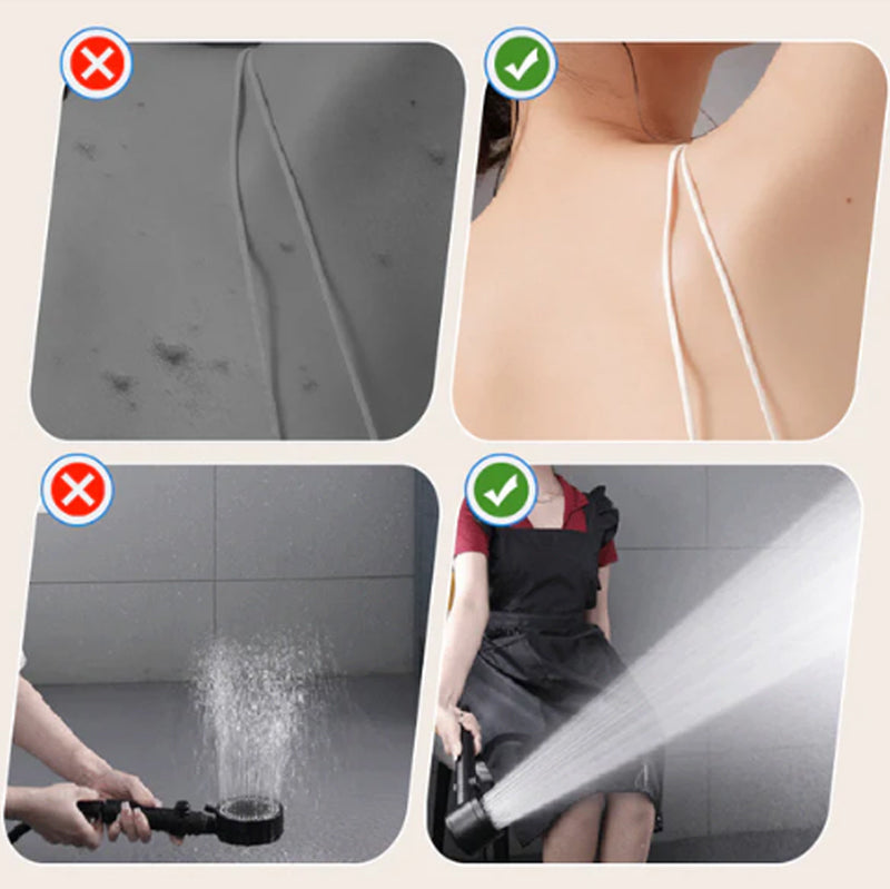 🚿 50% DI SCONTO! 🔥 Soffione doccia ad alta pressione con 4 impostazioni – Filtro integrato, risparmio idrico e facile installazione 💧