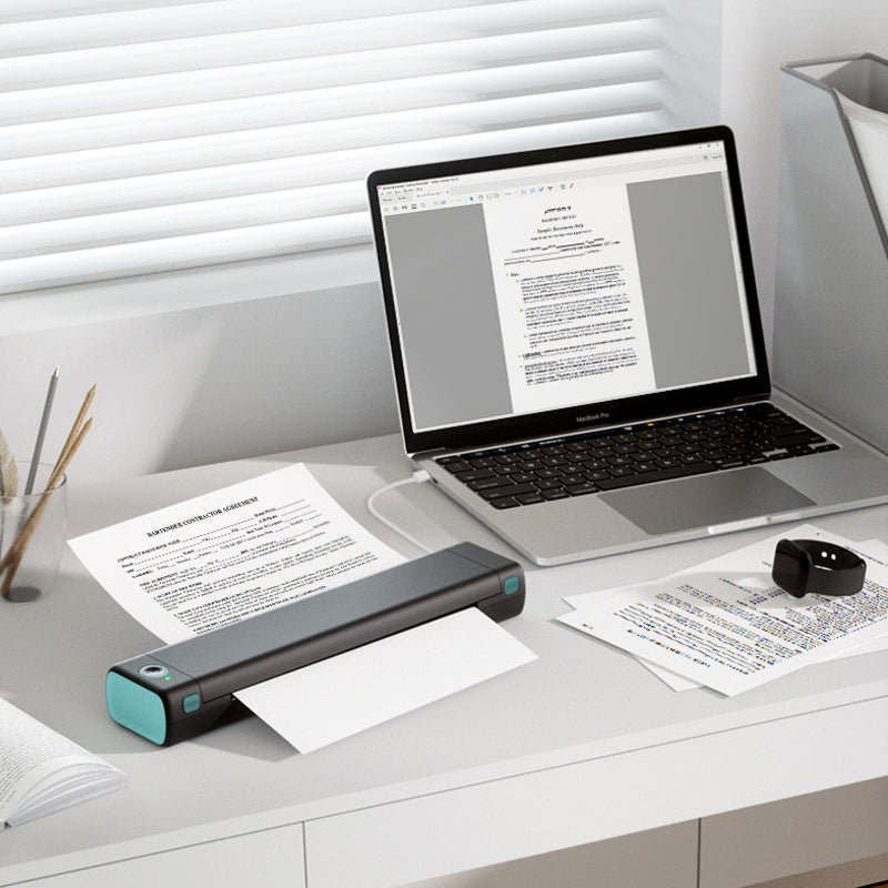 🔈🔈 SCONTO DEL 60%! 🔥Stampante termica portatile Bluetooth D810 - Ideale per studi di tatuaggi e uffici 🖨️📱