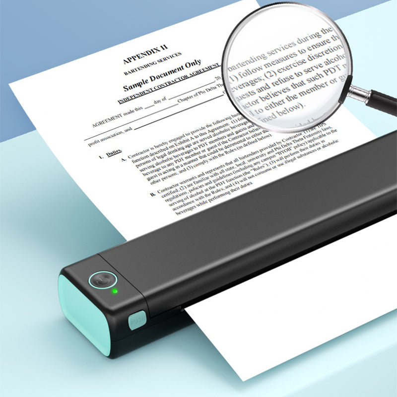 🔈🔈 SCONTO DEL 60%! 🔥Stampante termica portatile Bluetooth D810 - Ideale per studi di tatuaggi e uffici 🖨️📱