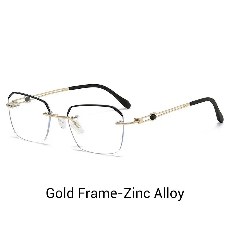 🔥50% DI SCONTO🔍 Occhiali senza montatura con filtro luce blu | Tecnologia avanzata di filtraggio della luce blu · 👓 Design elegante senza montatura · Perfetti sia per l'uso quotidiano che in ambito professionale