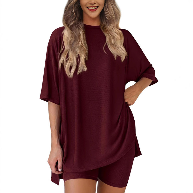 💞PROMOZIONE ULTIMO GIORNO - SCONTO DEL 60%🌸 Completo due pezzi casual estivo da donna💃