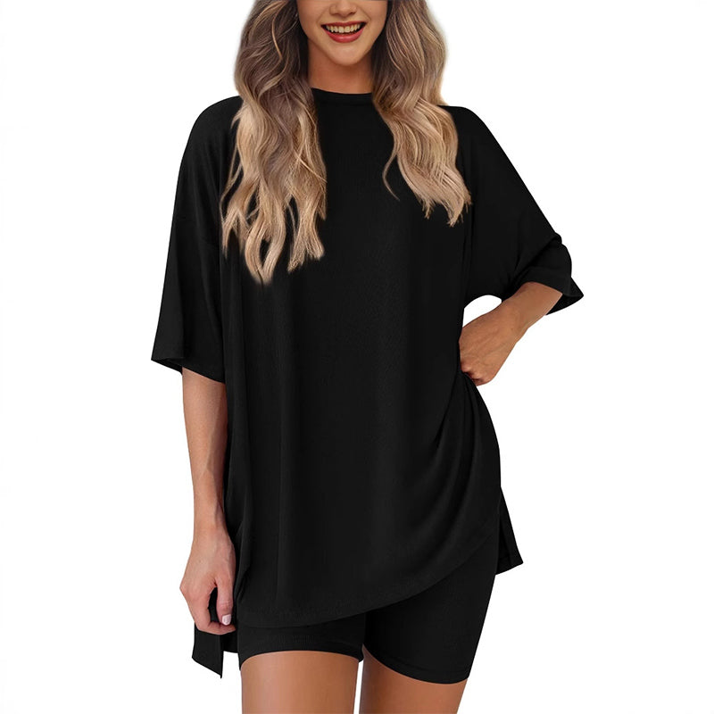 💞PROMOZIONE ULTIMO GIORNO - SCONTO DEL 60%🌸 Completo due pezzi casual estivo da donna💃