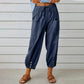 💓SCONTO DEL 60%!💞 Pantaloni da donna a gamba larga e dritta – Cotone e lino traspiranti, vestibilità aderente e tasche pratiche 👖