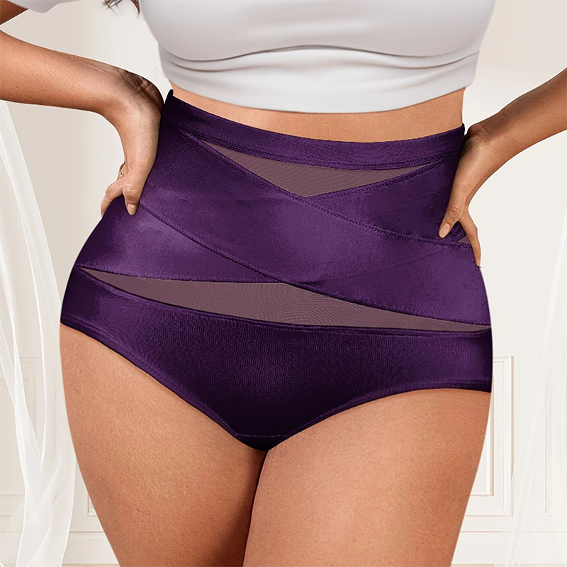 🌸 Ultimo giorno – COMPRA 1, PRENDI 2 GRATIS ✨ Mutandine a vita alta con controllo pancia incrociato, taglie forti