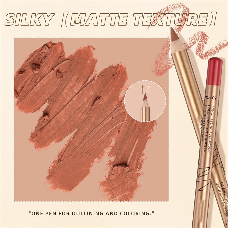 👄 50% DI SCONTO! 💄 Set di 12 matite per labbra a prova di sbavature – A lunga tenuta, cremose e waterproof – perfette per l'uso quotidiano o per un trucco professionale 🎨